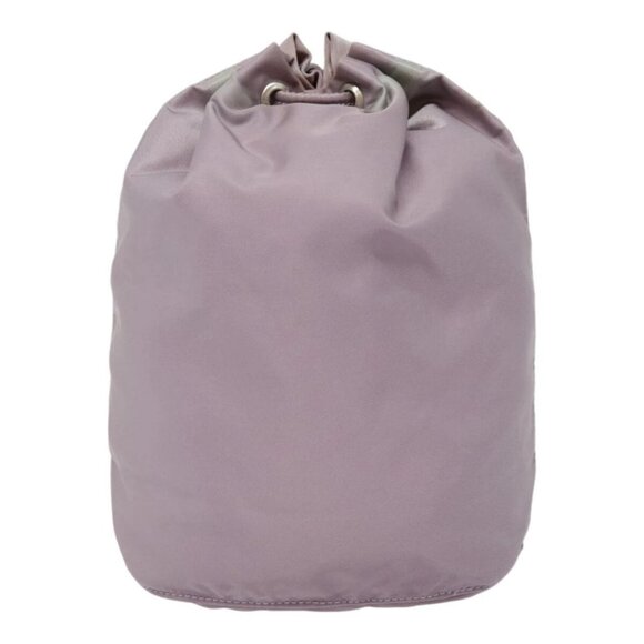 PRADA Pouch Nylon Purple Silver Auth 90239 - Picture 2 of 16